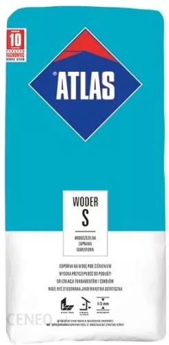 Woder Piper's ATLAS WODER S 25KG WODOSZCZELNA ZAPRAWA CEMENTOWA Specjalistyczna ...