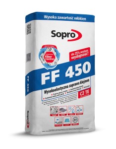 SOPRO KLEJ DO PŁYTEK  FF450 WYSOKOELASTYCZNY 25kg