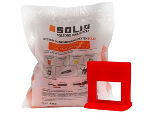 SOLID SYSTEM POZIOMOWANIA PŁYTEK KLIPSY 1mm 100szt