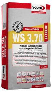 SOPRO WS 3.70 25KG CEMENTOWA WYLEWKA SAMOPOZIOMUJĄCA
