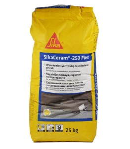 KLEJ DO PŁYTEK SIKA SIKACERAM 253 FLEX 25KG C2TES1