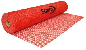 SOPRO PG-X 1188 SIATKA ZBROJĄCA PANCERNA CZERWONA  SZER 100CM 1MB