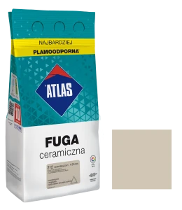 ATLAS FUGA CERAMICZNA 1-20MM 212 SZAROBRĄZOWA 5KG