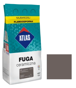 ATLAS FUGA CERAMICZNA 1-20MM 036 CIEMNOSZARA 5KG