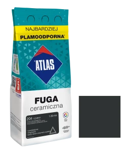 ATLAS FUGA CERAMICZNA 1-20MM 204 CZARNA 2KG