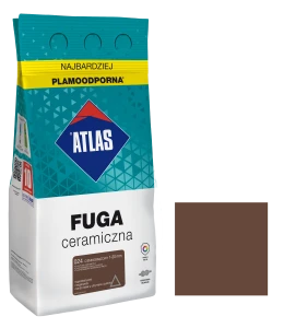 ATLAS FUGA CERAMICZNA 1-20MM 024 CIEMNOBRĄZOWA 5KG