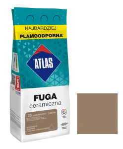ATLAS FUGA CERAMICZNA 1-20MM 123 JASNOBRĄZOWA 2KG