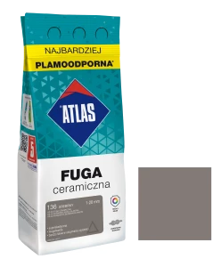 ATLAS FUGA CERAMICZNA 1-20MM 136 SREBRNA 2KG