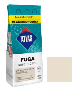 ATLAS FUGA CERAMICZNA 1-20MM 018 BEŻ PASTELOWY 2KG