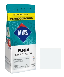 ATLAS FUGA CERAMICZNA 1-20MM 200 ZIMNA BIAŁA 2KG
