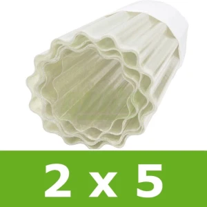 GUTTA PŁYTA FALISTA POLIESTER PVC ROLKA 2.x5M MLECZNY