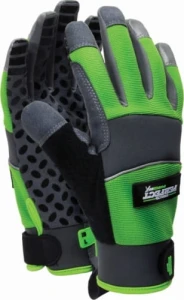 STALCO RĘKAWICE SYNTETYCZNE HI-VIS GRIPPER 10 (XL|