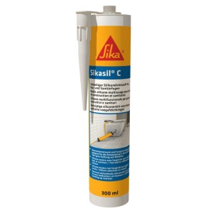 SIKA SIKASIL C SILIKON UNIWERSALNY 300ML ANTRACYT