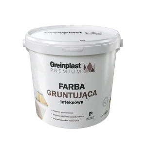 GREINPLAST FARBA GRUNTUJĄCA LATEKSOWA FWG 10L BIAŁA