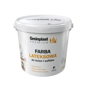 GREINPLAST FARBA LATEKSOWA PREMIUM BIAŁA 10L
