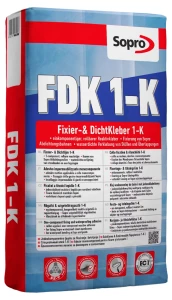 SOPRO FDK1180 20KG - KLEJ MOCUJĄCY WODOSZCZELNY DO TAŚM I MAT JEDNOSKŁADNIK.
