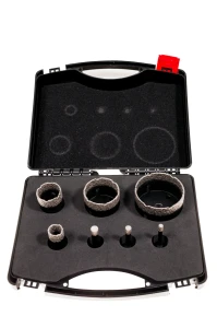 PRO ZESTAW 7 SZT OTWORNIC DIAMENTOWYCH DO CIĘCIA M14  6-68MM