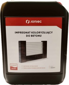 JONIEC IMPREGNAT KOLORYZUJĄCY UNIWERSALNY HYDROFOBOWY DO OGRODZEŃ 5L GRAFIT