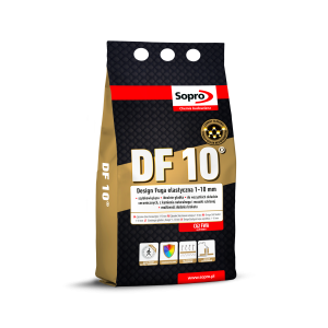 SOPRO DF10 4KG ZAPRAWA FUGOWA FUGA ELASTYCZNA 1-10MM CZARNA 90