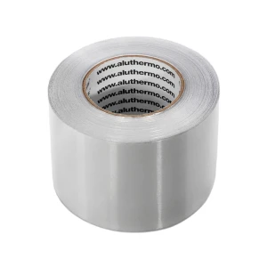 ALUTHERMO TAŚMA SYSTEMOWA SAMOPRZYLEPNA 100MM (50MB) ALUMINIOWA LAMINOWANA 