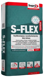 Klej do płytek Sopro S-Flex Express 203 C2FTE S1 szybkowiążący wysokoelastyczny 22,5 kg