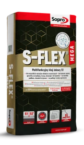 Klej do płytek żelowy Sopro S-Flex 208 C2TE S1 wysokoelastyczny multifunkcyjny 22,5 kg