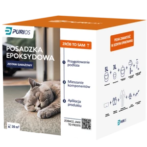Żywica epoksydowa do garażu Purios Epoxy Floor 20m2