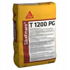 SIKAEMACO T 1200 PG 25KG SZYBKA ZAPRAWA NAPRAWCZA R4 DO BETONU