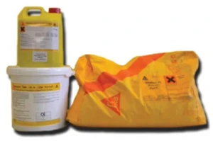 POLIURETANOWY, HYBRYDOWY JASTRYCH POSADZKOWY POD WYSOKIE OBCIĄŻENIA SIKAFLOOR-20 PurCem 32,5 KG RAL 6010ca