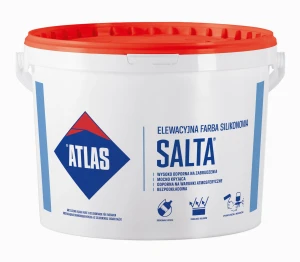 ATLAS BAZA DO FARBY SILIKONOWEJ SALTA BIAŁA 10L