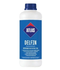 ATLAS  DELFIN IMPREGNAT DO PŁYTEK I FUG 1L DO ŁAZIENKI KUCHNI I TARASU