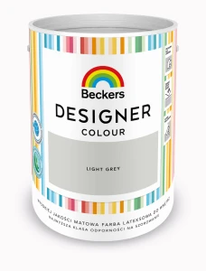 FARBA LATEKSOWA BECKERS DESIGNER LIGHT GREY 5 L