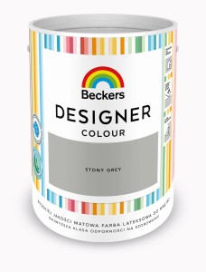 FARBA LATEKSOWA BECKERS DESIGNER STONY GREY 5 L