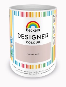 FARBA LATEKSOWA BECKERS DESIGNER POWDER PINK 5 L