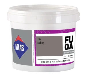 ATLAS FUGA EPOKSYDOWA 1-10MM SREBRNA 136 5KG ZAPRAWA DO SPOINOWANIA