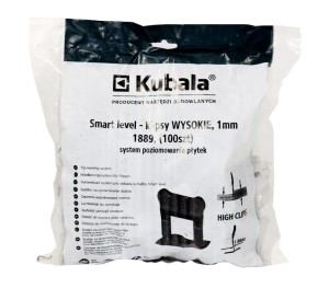 KUBALA KLIPSY 1MM WYSOKIE 100 SZTUK 1889