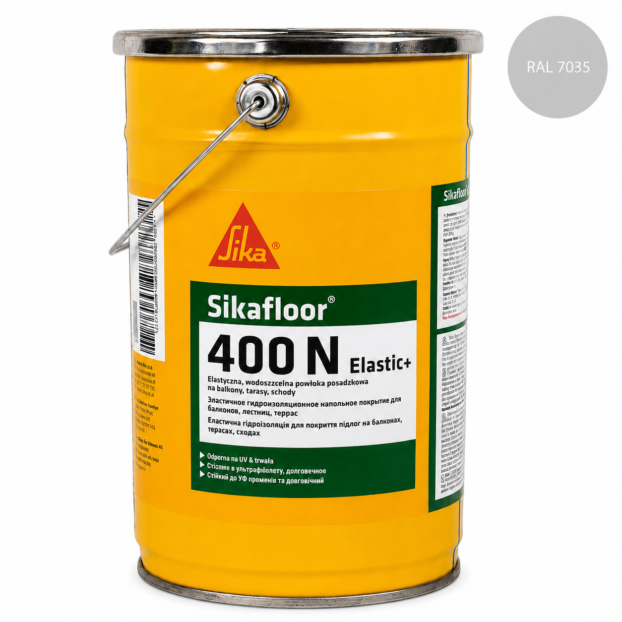 Sikafloor 400N RAL 8016 powłoka poliuretanowa na balkon i taras