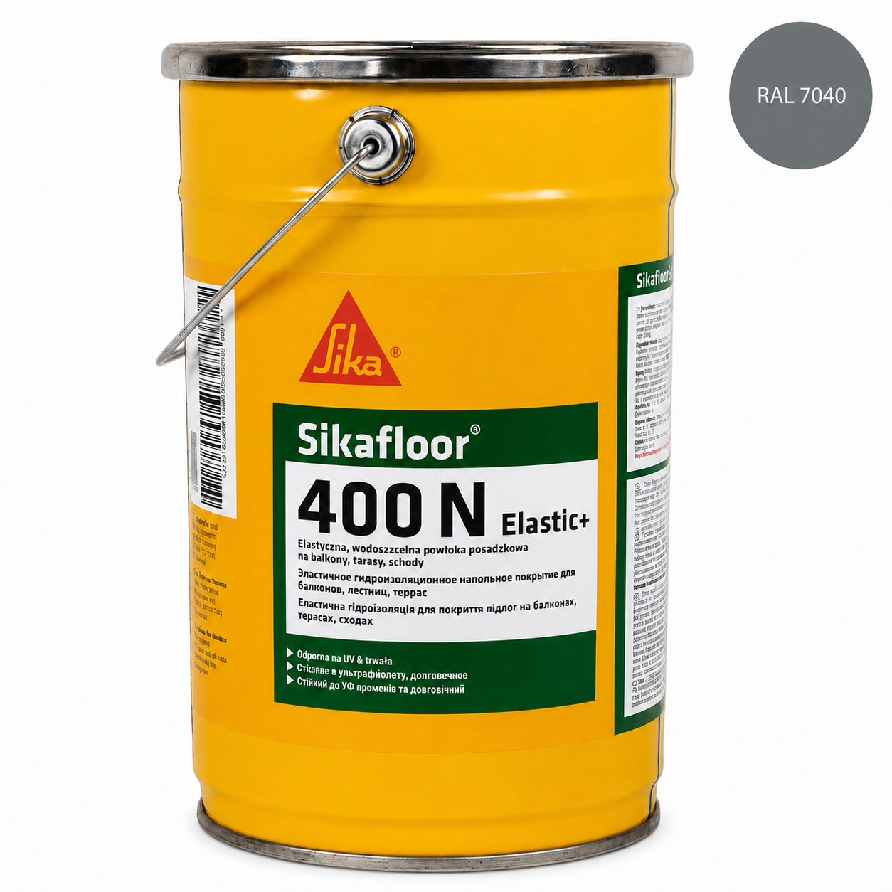 Sikafloor 400N RAL 8016 powłoka poliuretanowa na balkon i taras