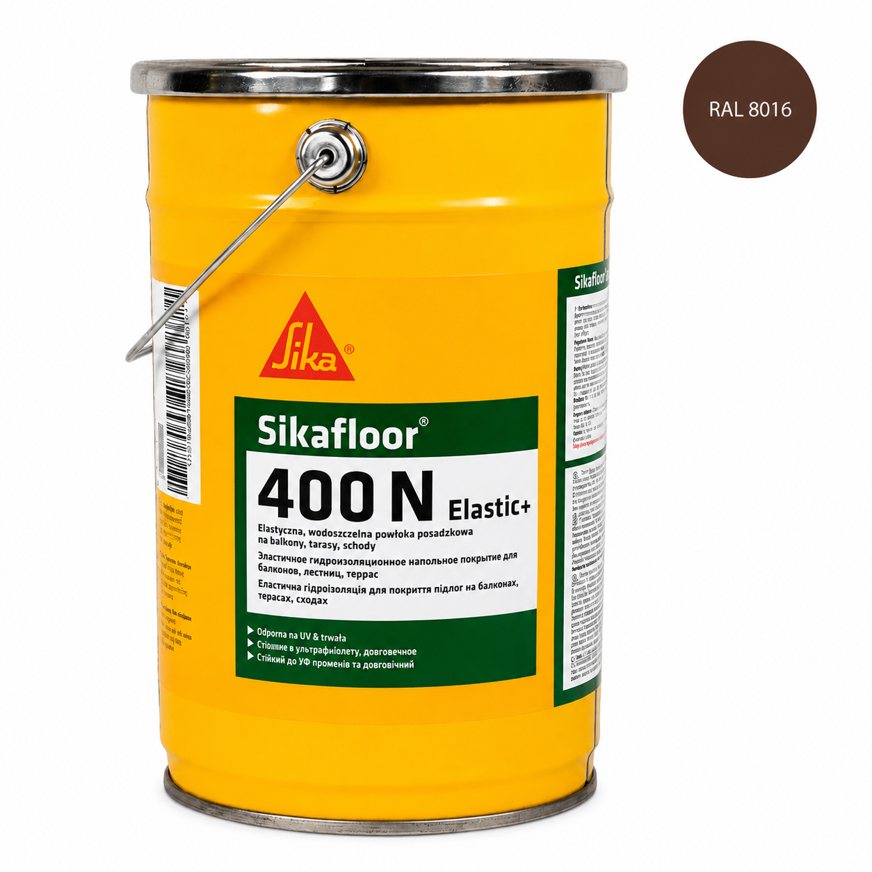 Sikafloor 400N RAL 8016 powłoka poliuretanowa na balkon i taras